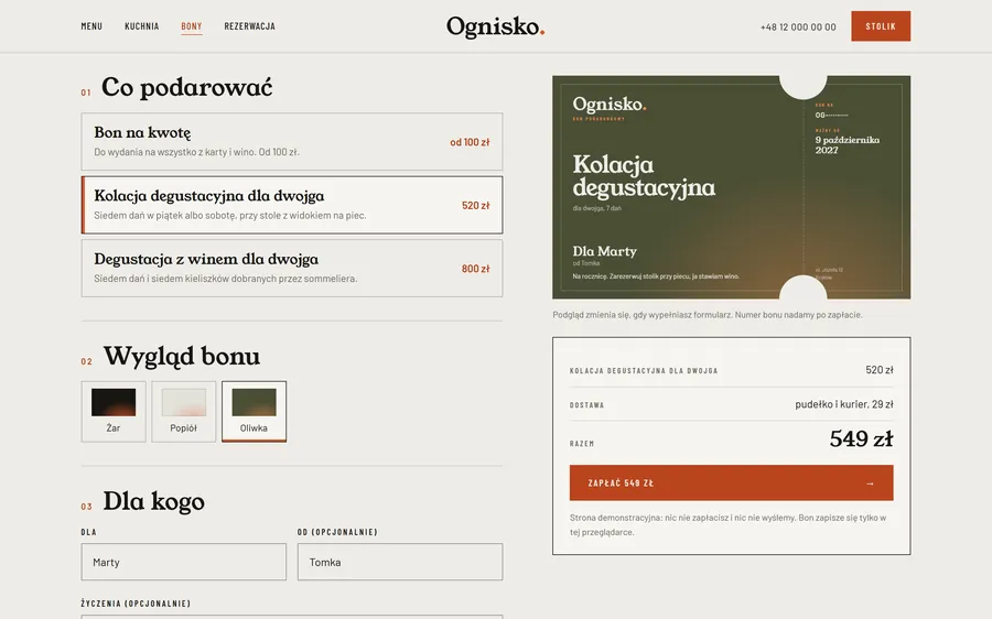 Ognisko: Bony