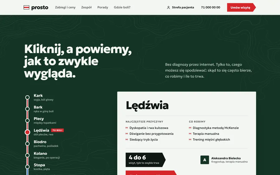 Prosto: Gdzie boli?